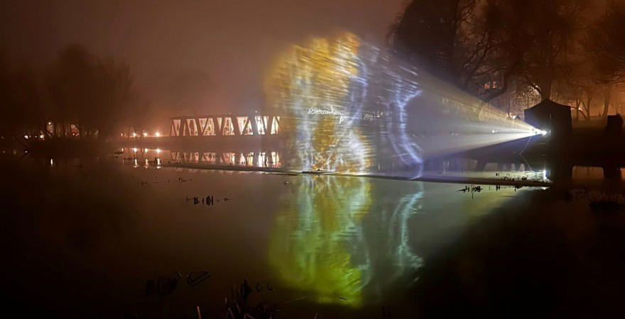 Lyskunst ved Vestjyllands Kunstpavillon